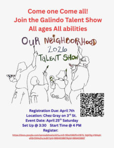 Galindo Talent Show on April 25th